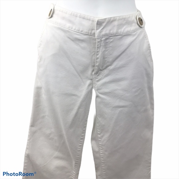 Resort Victoria Secret London Jeans Sz 8 White Chino Stretch Christie Classic C… - Picture 8 of 9